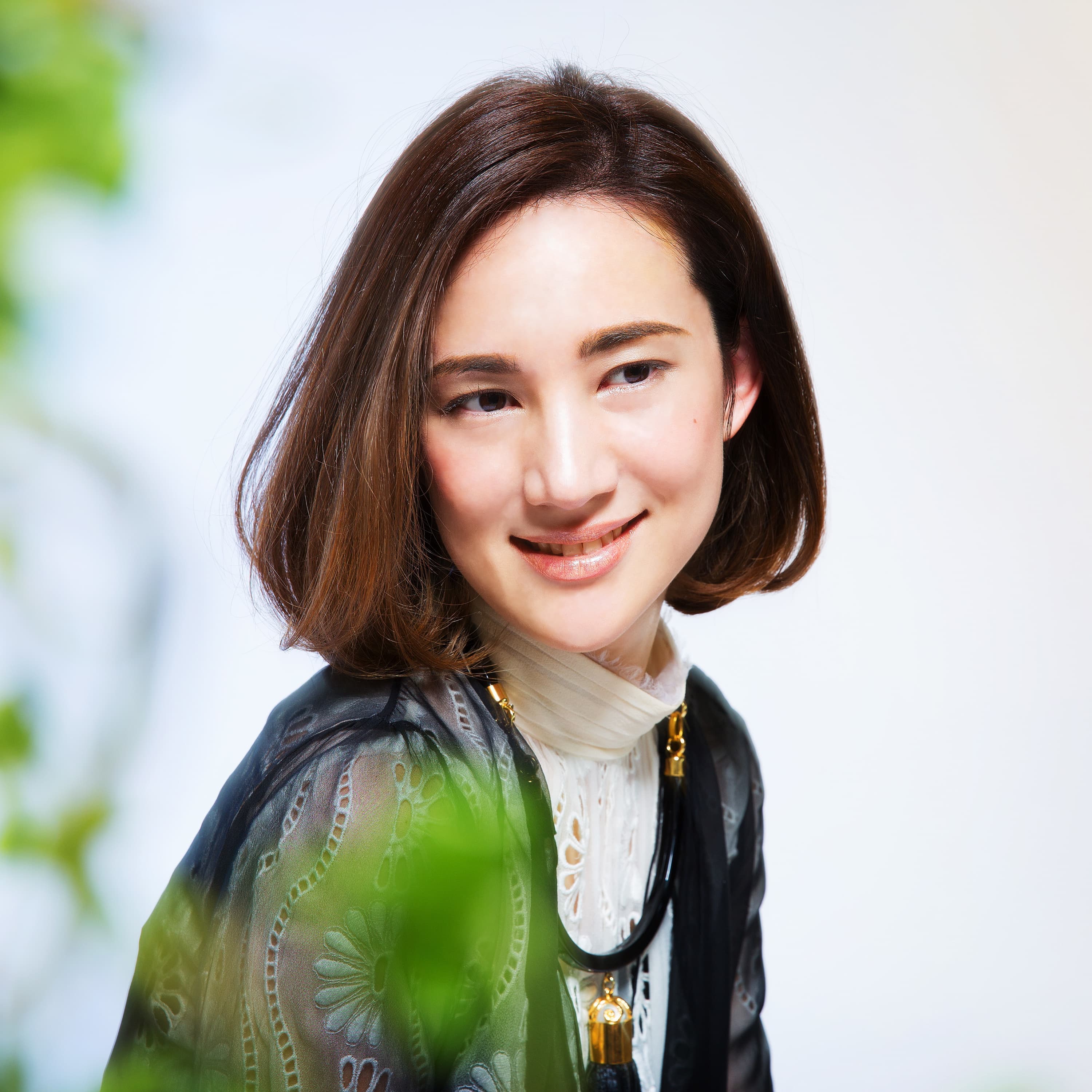 大人女性のボブスタイル
